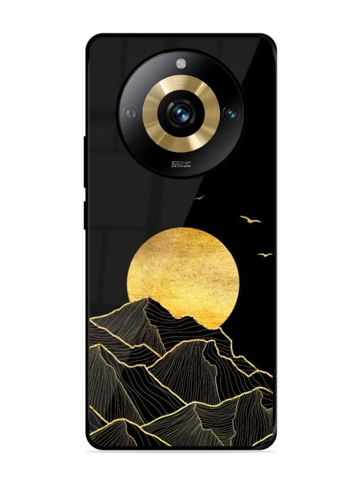 Golden Sunrise Glossy Metal Phone Cover for Realme Narzo 60 Pro (5G) Zapvi