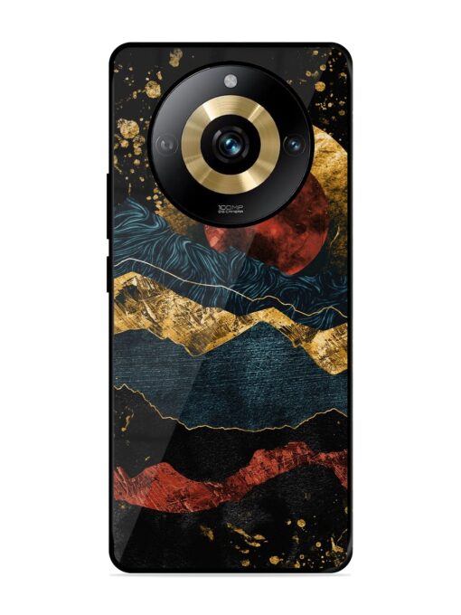 Gold Painting View Glossy Metal Phone Cover for Realme Narzo 60 Pro (5G) Zapvi