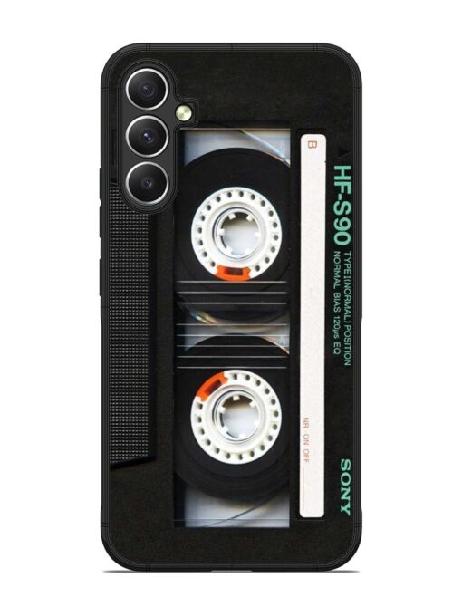 Sony Hf-S90 Cassette Glossy Metal Phone Cover for Samsung Galaxy A34 (5G) Zapvi