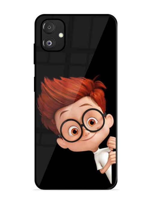 Smart Boy Cartoon Glossy Metal Phone Cover for Samsung Galaxy F14 (5G) Zapvi