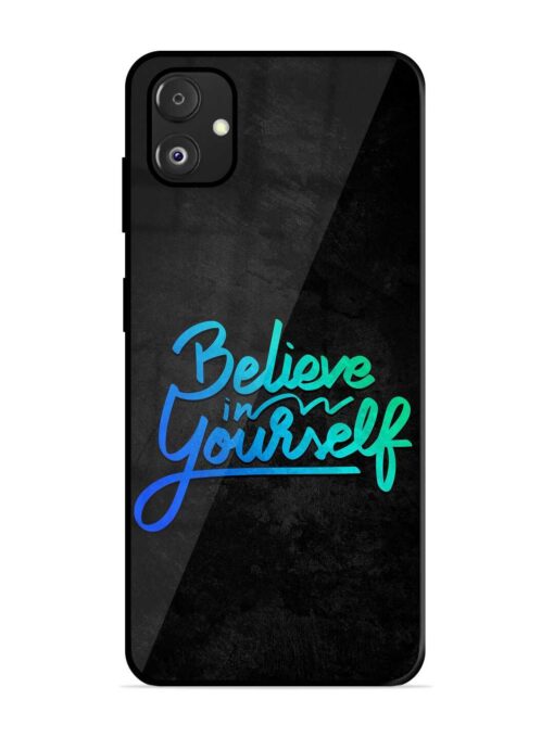 Believe In Yourself Glossy Metal Phone Cover for Samsung Galaxy F14 (5G) Zapvi