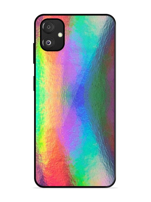 Colorful Holographic Background Glossy Metal TPU Phone Cover for Samsung Galaxy F14 (5G) Zapvi