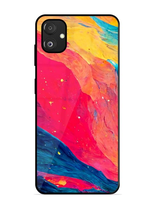 Starry Night Glossy Metal Phone Cover for Samsung Galaxy F14 (5G) Zapvi