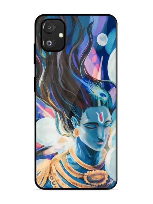 Bhagwan Sri Krishna Glossy Metal Phone Cover for Samsung Galaxy F14 (5G) Zapvi