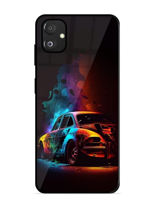 High Classic Car Art Glossy Metal Phone Cover for Samsung Galaxy F14 (5G) Zapvi