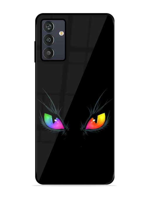 Cat Eyes Glossy Metal Phone Cover for Samsung Galaxy M13 (4G) Zapvi