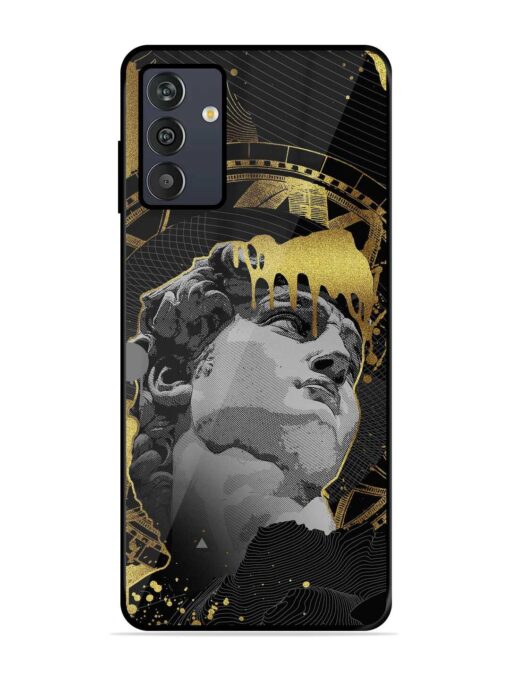 Roman Face Glossy Metal Phone Cover for Samsung Galaxy M13 (4G) Zapvi