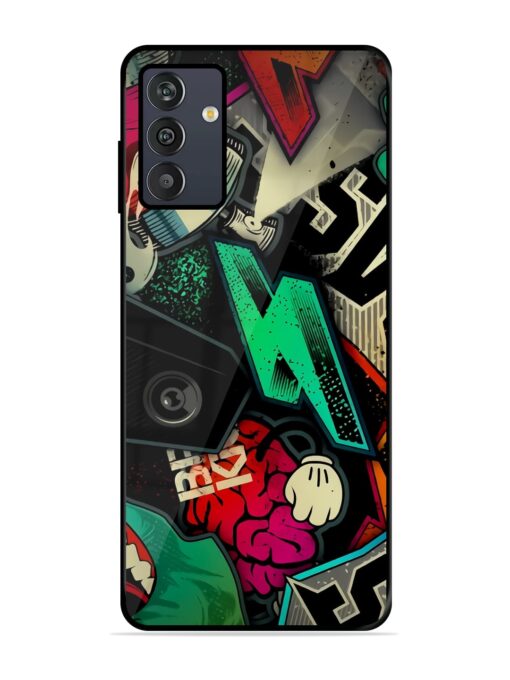 Graffiti Art Glossy Metal Phone Cover for Samsung Galaxy M13 (4G) Zapvi