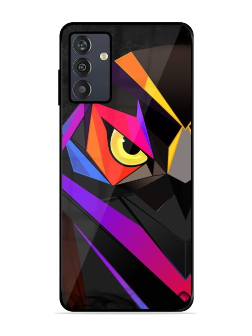 Wpap Owl Glossy Metal Phone Cover for Samsung Galaxy M13 (4G) Zapvi