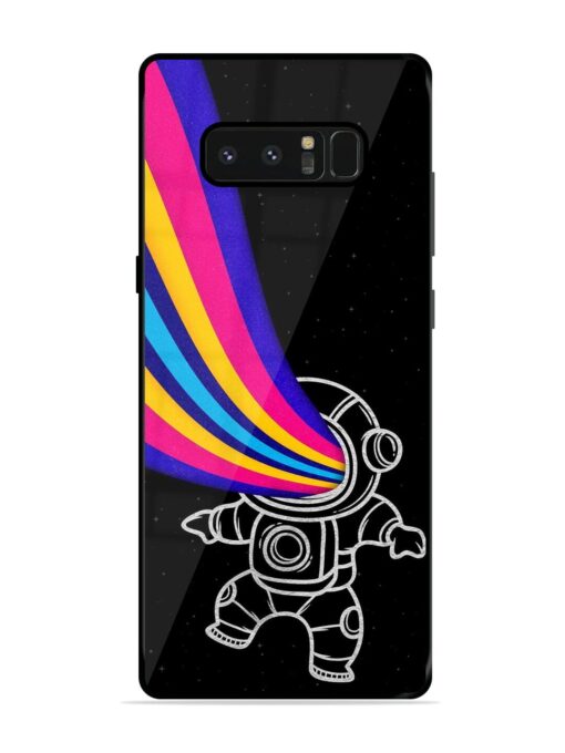 Astronaut Glossy Metal TPU Phone Cover for Samsung Galaxy Note 8 Zapvi