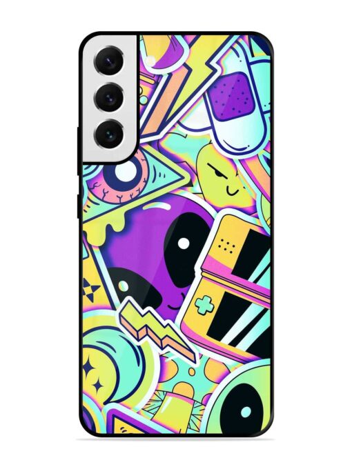 Scratch Art Glossy Metal Phone Cover for Samsung Galaxy S21 Fe (5G) Zapvi