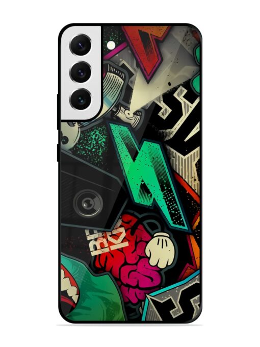 Graffiti Art Glossy Metal Phone Cover for Samsung Galaxy S21 Fe (5G) Zapvi