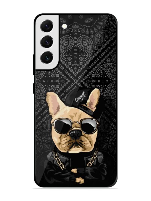 Gangsta Cool Sunmetales Dog Glossy Metal Phone Cover for Samsung Galaxy S21 Fe (5G) Zapvi