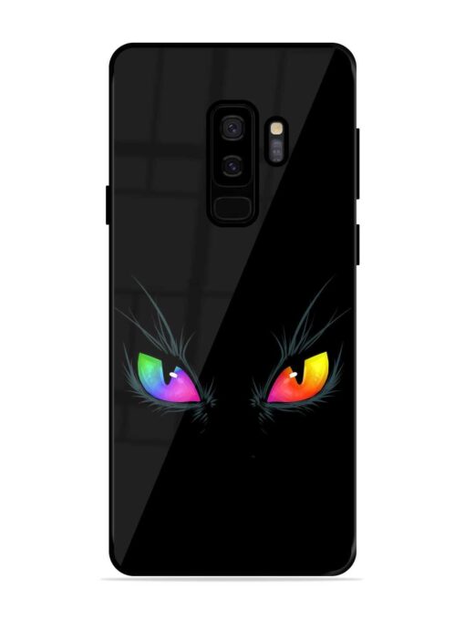 Cat Eyes Glossy Metal Phone Cover for Samsung Galaxy S9 Plus Zapvi