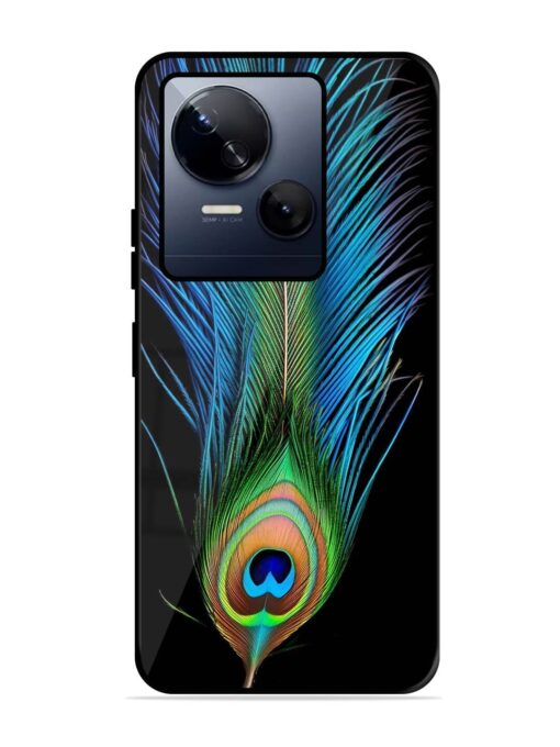 Peacock Feather Glossy Metal TPU Phone Cover for Tecno Spark 10 (5G) Zapvi