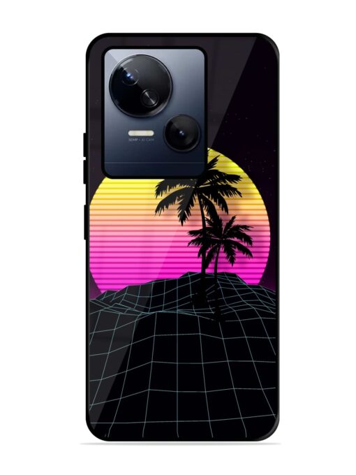 Coconut Vector Glossy Metal Phone Cover for Tecno Spark 10 (5G) Zapvi