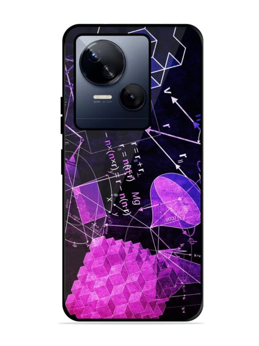 Math Physics Formula Art Glossy Metal Phone Cover for Tecno Spark 10 (5G) Zapvi