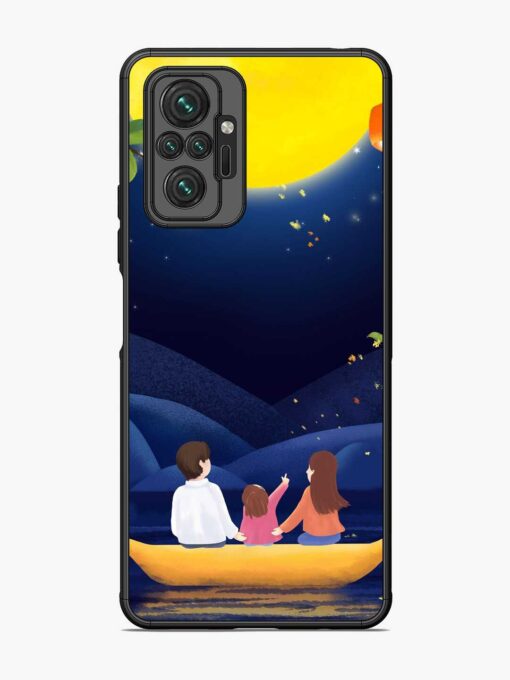 Happy Family And Beautiful View Glossy Metal Phone Cover for Xiaomi Redmi Note 10 Pro Max Zapvi