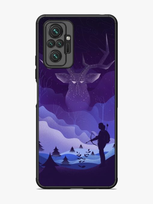 Deer Forest River Glossy Metal Phone Cover for Xiaomi Redmi Note 10 Pro Max Zapvi