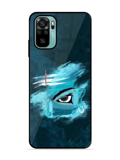 Lord Shiva Glossy Metal Phone Cover for Xiaomi Redmi Note 10S Zapvi