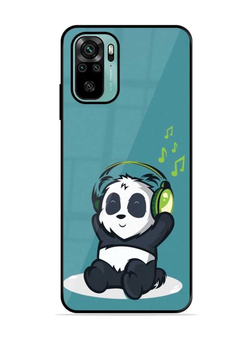 Music Panda Glossy Metal Phone Cover for Xiaomi Redmi Note 10S Zapvi