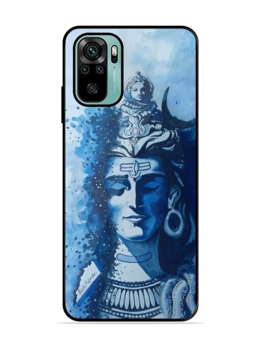 Shiv Art Glossy Metal Phone Cover for Xiaomi Redmi Note 10S Zapvi