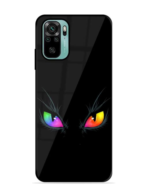 Cat Eyes Glossy Metal Phone Cover for Xiaomi Redmi Note 10S Zapvi