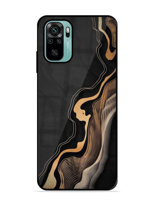 Abstract Art Glossy Metal TPU Phone Cover for Xiaomi Redmi Note 10S Zapvi