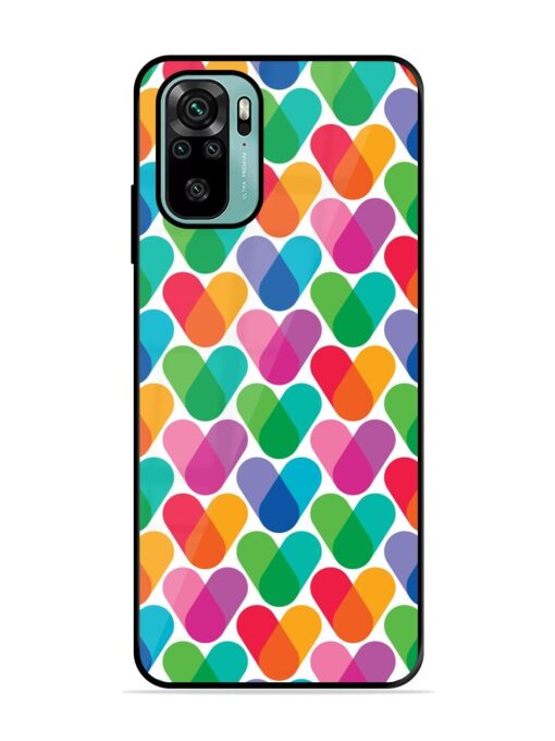 Overlapping Colors Colorful Glossy Metal TPU Phone Cover for Xiaomi Redmi Note 10S Zapvi