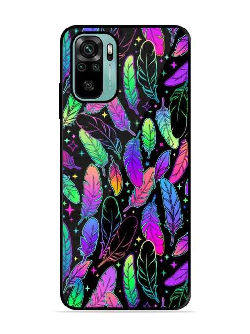 Bright Multi Colored Seamless Glossy Metal Phone Cover for Xiaomi Redmi Note 10S Zapvi