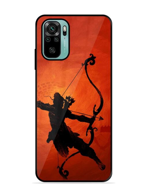 Illustration Lord Rama Glossy Metal Phone Cover for Xiaomi Redmi Note 10S Zapvi