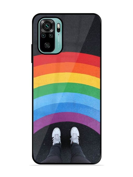 Legs Rainbow Glossy Metal TPU Phone Cover for Xiaomi Redmi Note 10S Zapvi