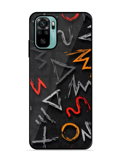 Grungy Graffiti Glossy Metal Phone Cover for Xiaomi Redmi Note 10S Zapvi