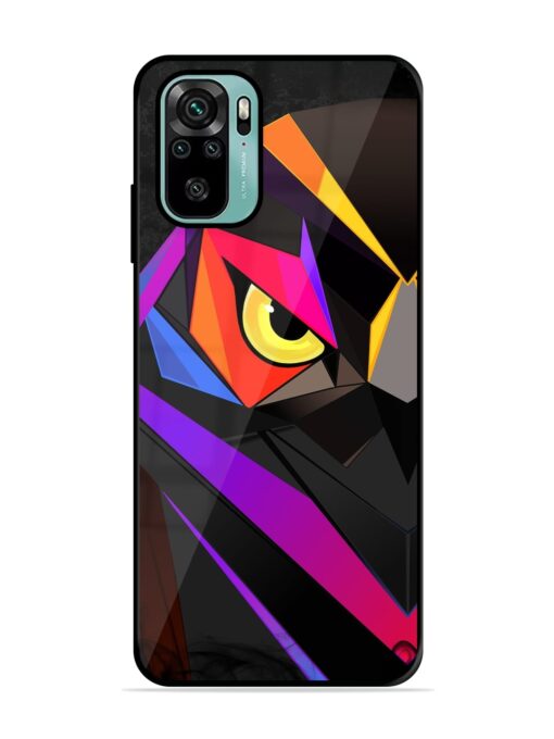 Wpap Owl Glossy Metal Phone Cover for Xiaomi Redmi Note 10S Zapvi