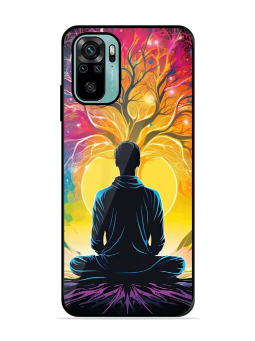 Mind Colourful Glossy Metal Phone Cover for Xiaomi Redmi Note 10S Zapvi