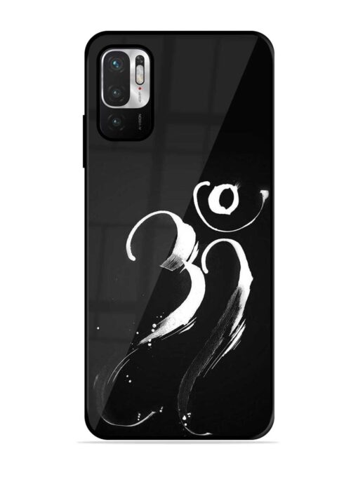 Om Logo Glossy Metal Phone Cover for Xiaomi Redmi Note 10T (5G) Zapvi