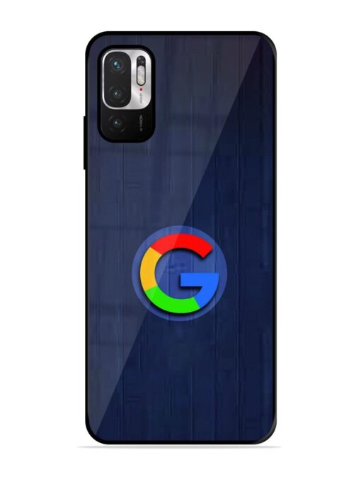 Google Logo Printed Glossy Metal TPU Phone Cover for Xiaomi Redmi Note 10T (5G) Zapvi