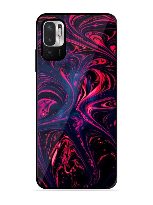 Abstract Background Glossy Metal Phone Cover for Xiaomi Redmi Note 10T (5G) Zapvi