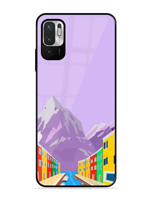 Venice City Illustration Glossy Metal Phone Cover for Xiaomi Redmi Note 10T (5G) Zapvi