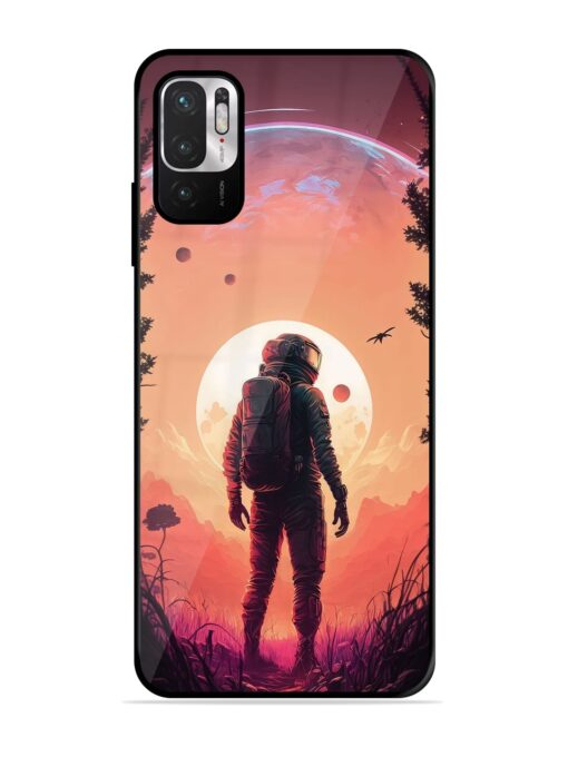 Red Sky At Morning Glossy Metal Phone Cover for Xiaomi Redmi Note 10T (5G) Zapvi