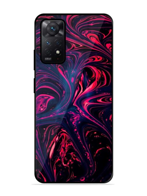 Abstract Background Glossy Metal Phone Cover for Xiaomi Redmi Note 11 Zapvi