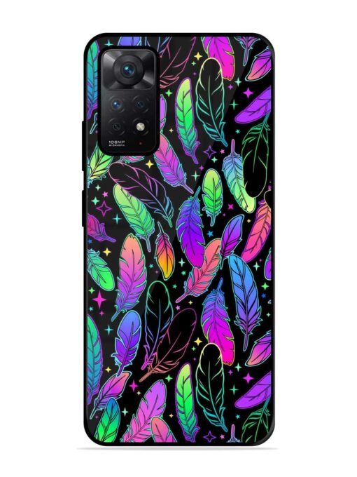 Bright Multi Colored Seamless Glossy Metal Phone Cover for Xiaomi Redmi Note 11 Zapvi