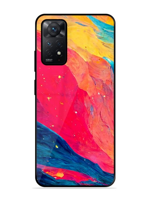 Starry Night Glossy Metal Phone Cover for Xiaomi Redmi Note 11 Zapvi