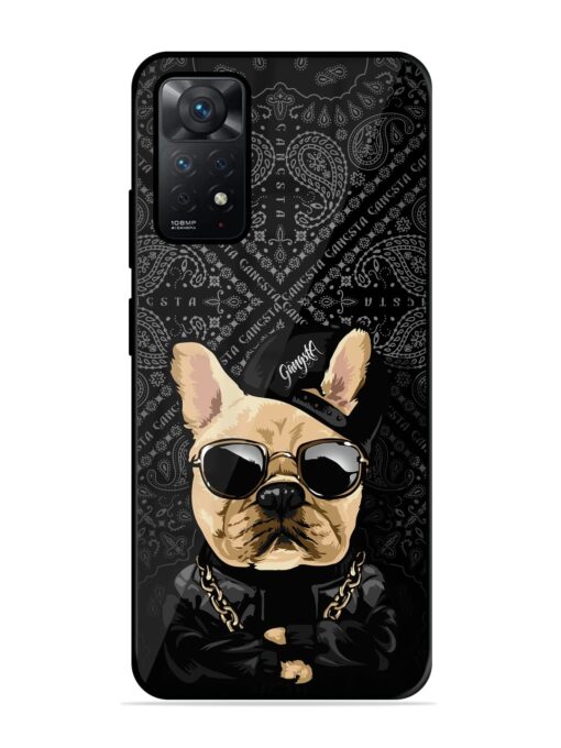 Gangsta Cool Sunmetales Dog Glossy Metal Phone Cover for Xiaomi Redmi Note 11 Zapvi