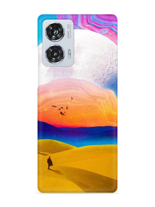 Sandy Desert Snap Case for Motorola Moto Edge 50 Fusion (5G) Zapvi