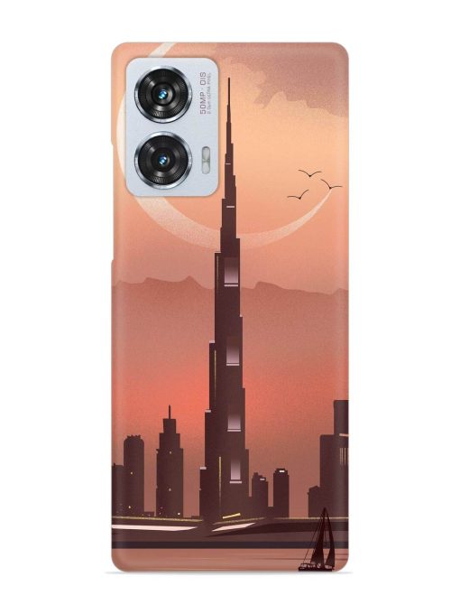 Landmark Burj Khalifa Snap Case for Motorola Moto Edge 50 Fusion (5G) Zapvi