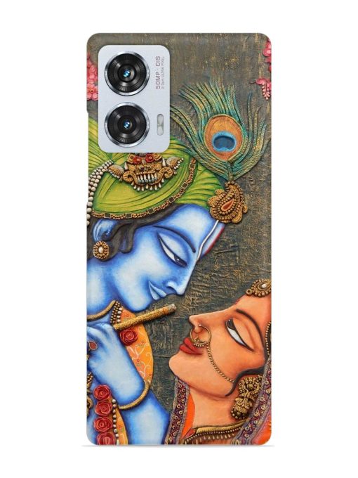 Lord Radha Krishna Flute Art Snap Case for Motorola Moto Edge 50 Fusion (5G) Zapvi