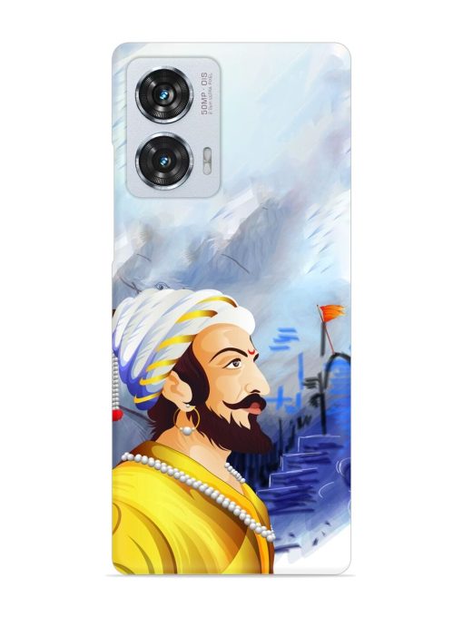 Shivaji Maharaj Color Paint Art Snap Case for Motorola Moto Edge 50 Fusion (5G) Zapvi