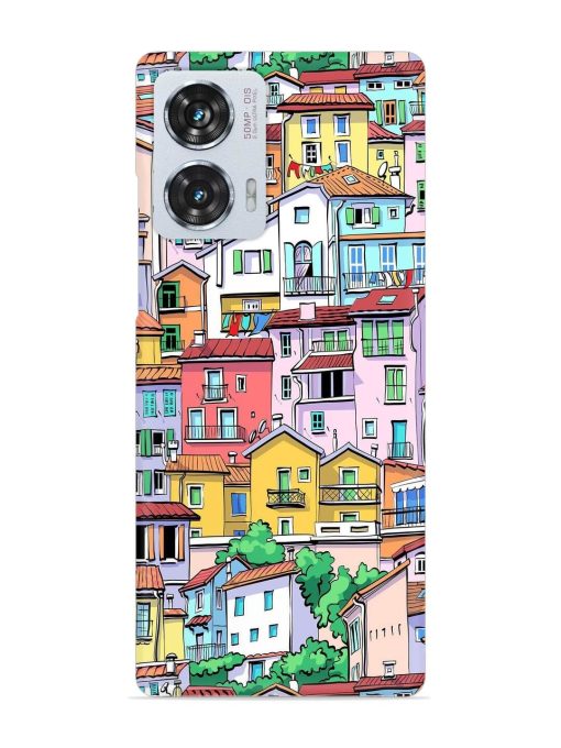 Europe Old Town Snap Case for Motorola Moto Edge 50 Fusion (5G) Zapvi