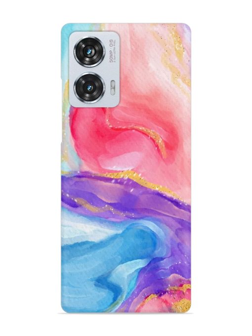 Watercolor Gradient Snap Case for Motorola Moto Edge 50 Fusion (5G) Zapvi